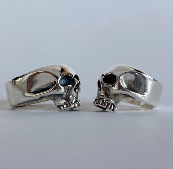 Memento Mori Skull Ring - Artist Paul Savovici